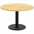 Special-T Table, Round, 42in Dia x 29in, Black Base/Crema Maple Top SCTCANT242BCM